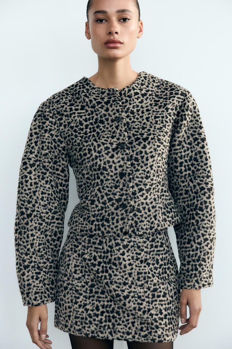 LEOPARD Balloon Blazer