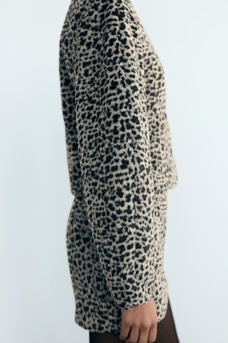 LEOPARD Balloon Blazer
