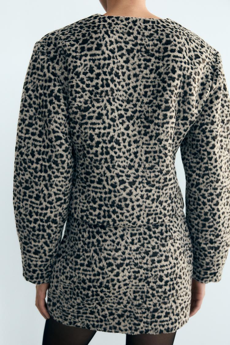 LEOPARD Balloon Blazer