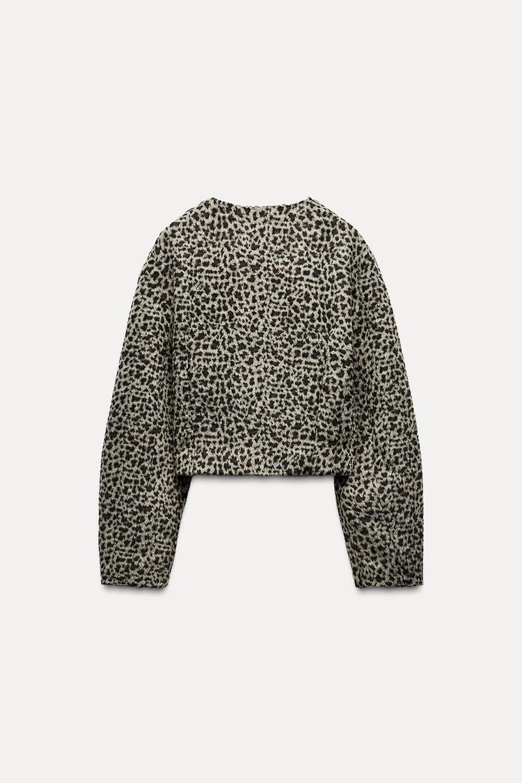 LEOPARD Balloon Blazer