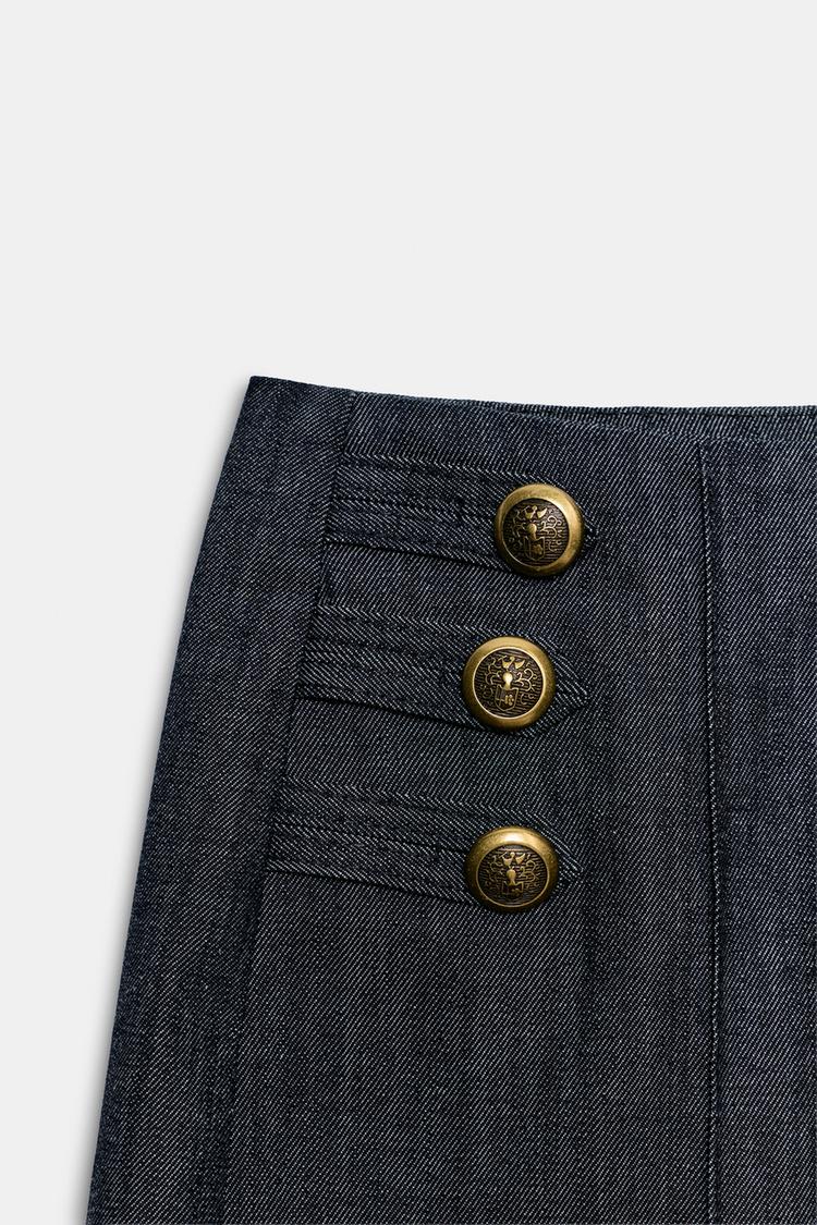 a COLETTE LONG BUTTON SHORTS