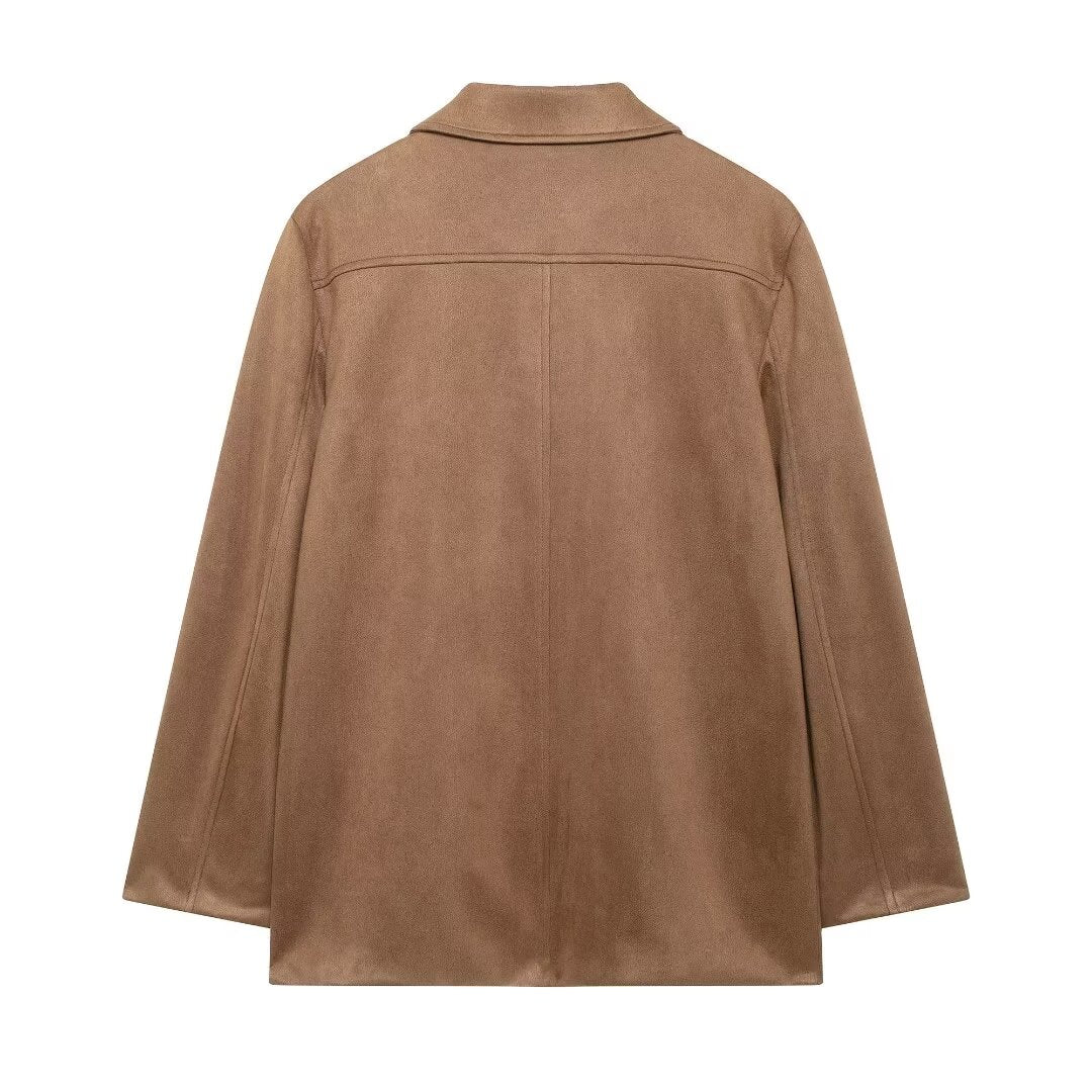 JOSEFF Suede Leather Blazer