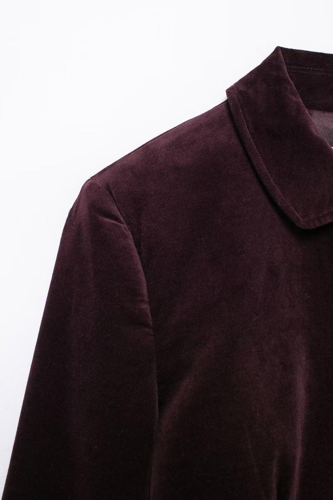 BELTED VELVET Jacket