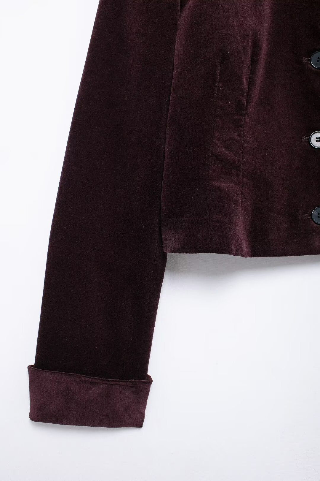 BELTED VELVET Jacket