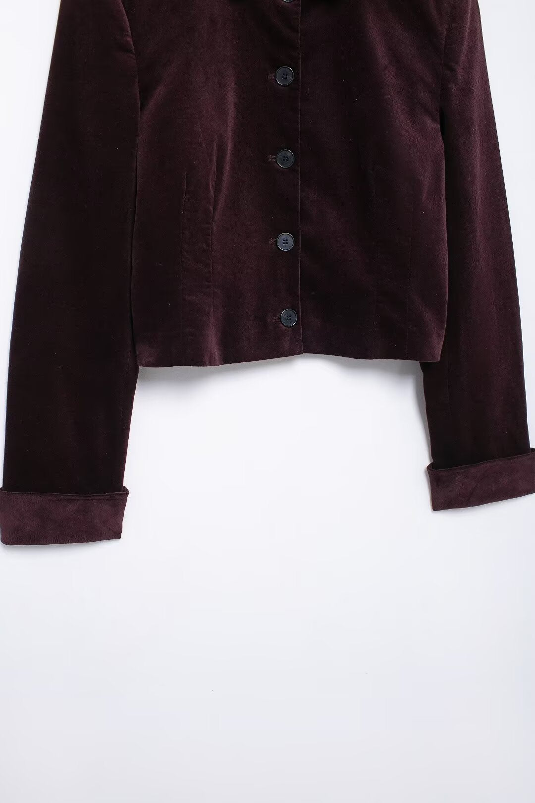 BELTED VELVET Jacket