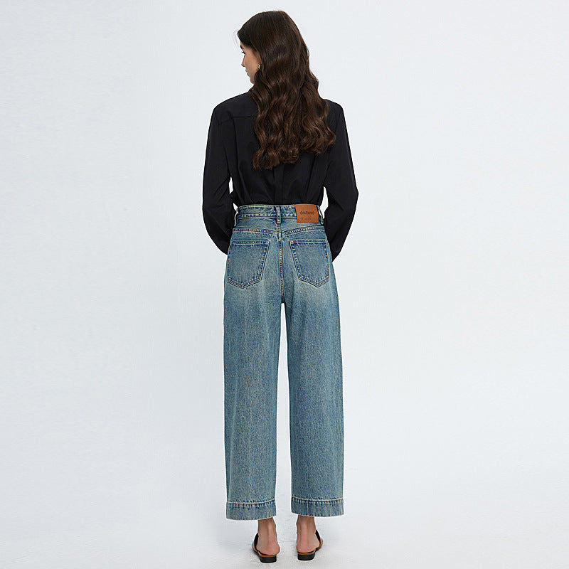 CHARMING Denim Retro Pants
