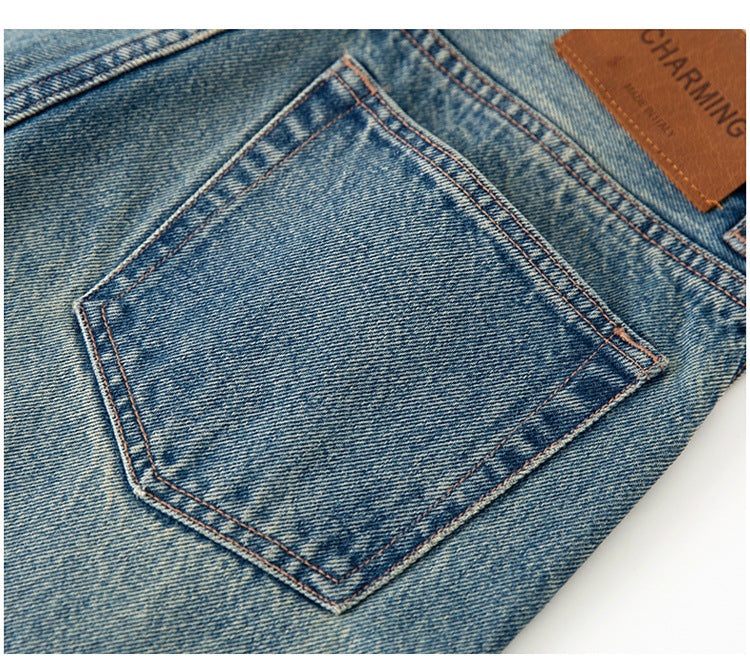 CHARMING Denim Retro Pants