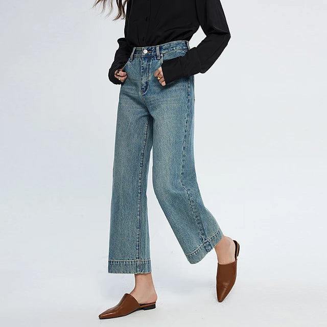 CHARMING Denim Retro Pants