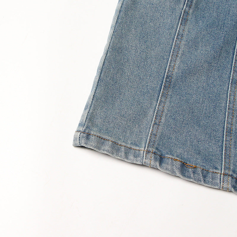CHARLEIGHT Denim Blue Flower Dress