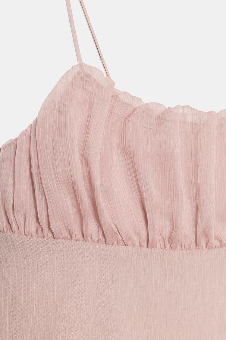 a CARMIN Ruched Camisole Top