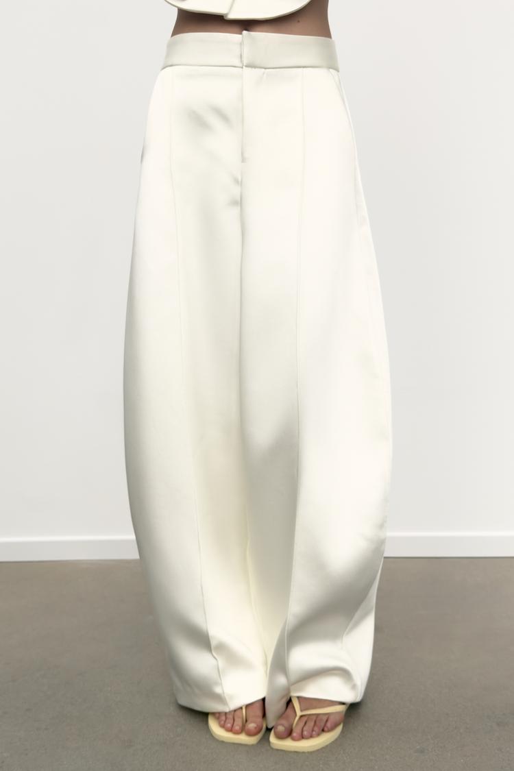 a KAYLA Satin Balloon pants