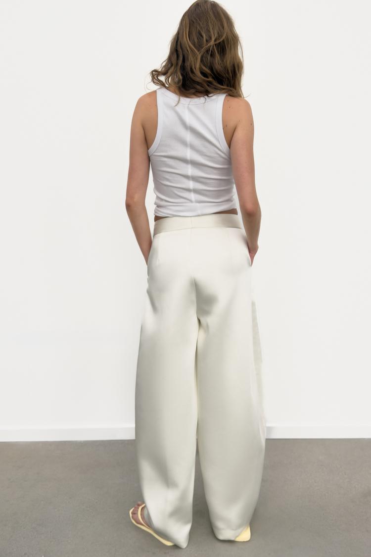 a KAYLA Satin Balloon pants
