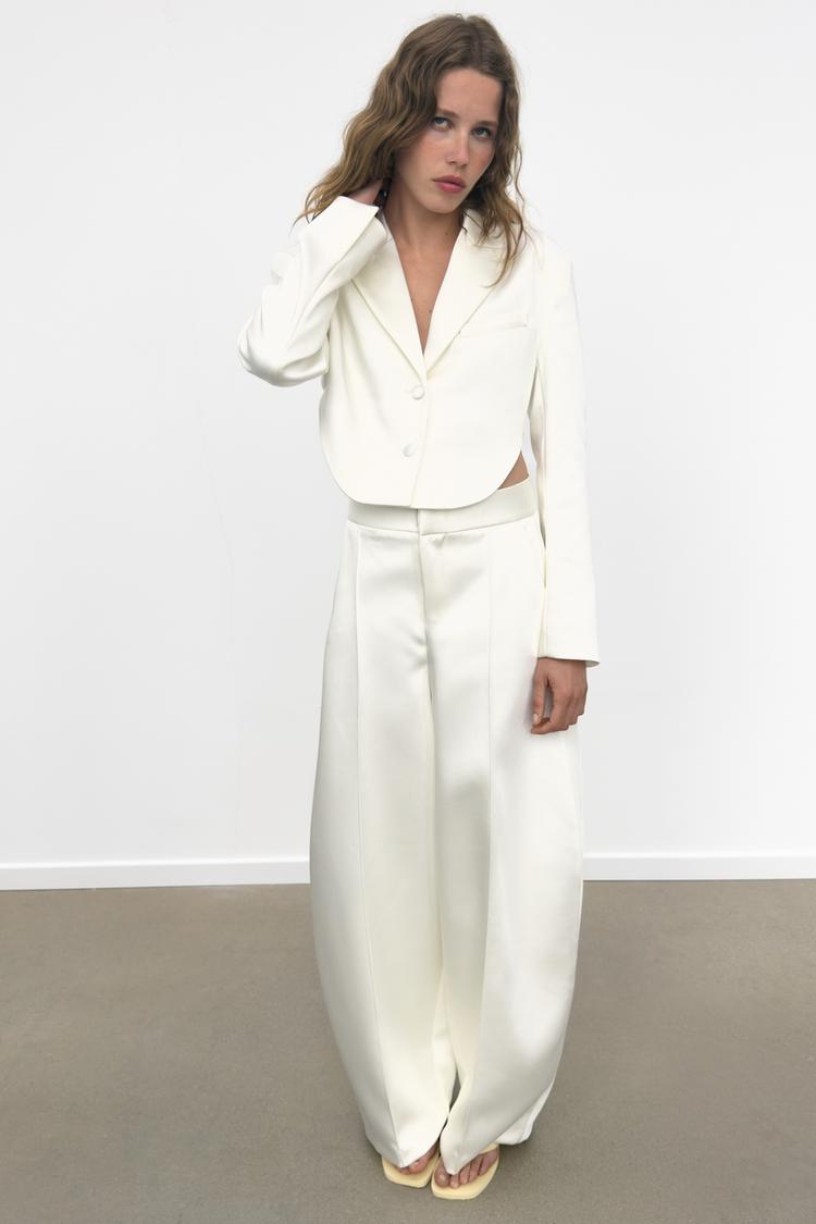 a KAYLA Satin Balloon pants