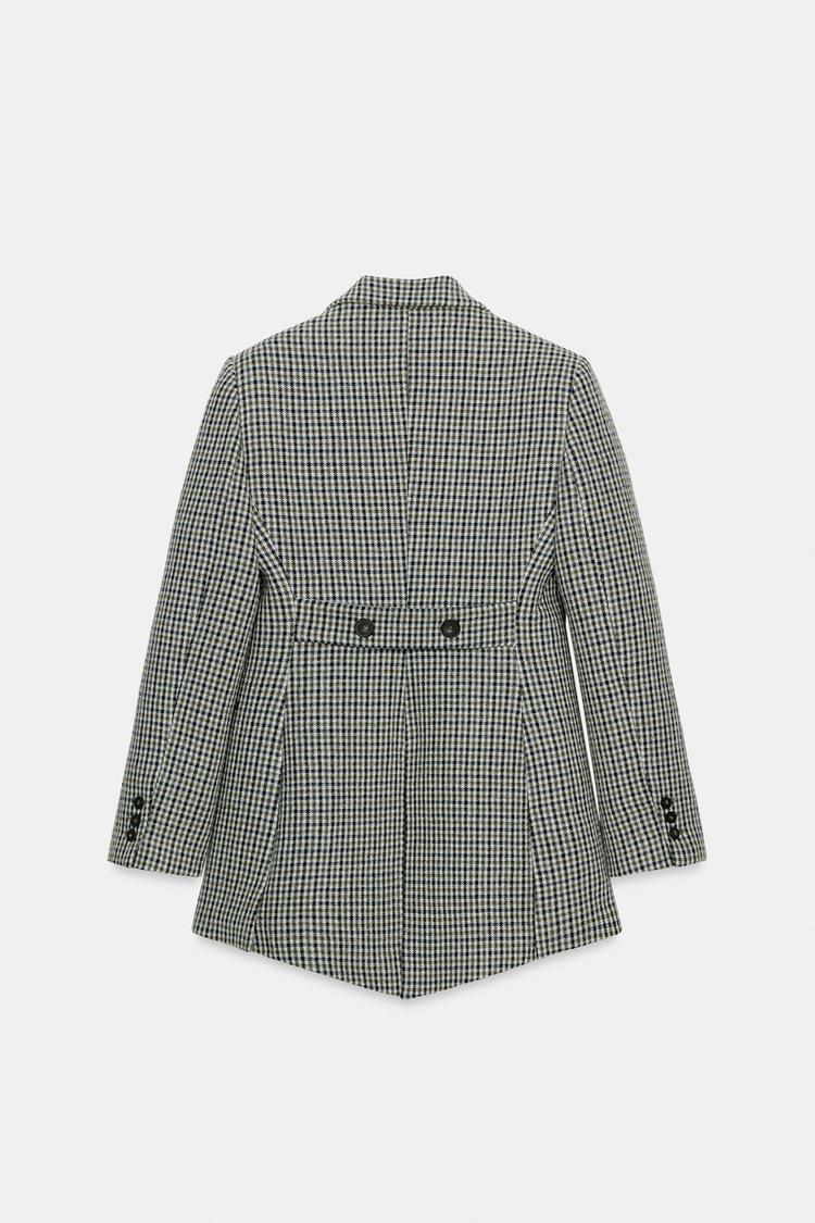 A LADY Asymetric Check Wool Blazer LIMITED EDITION