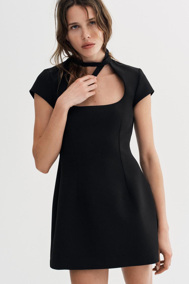 DIANA Black Mini Dress