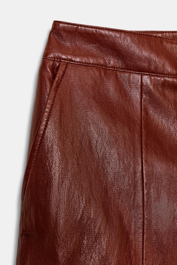 A MELBOURNE Faux Leather Long Shorts