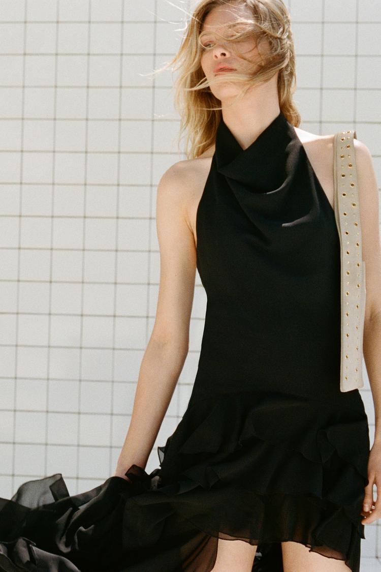 ARIA Ruffle Long Dress