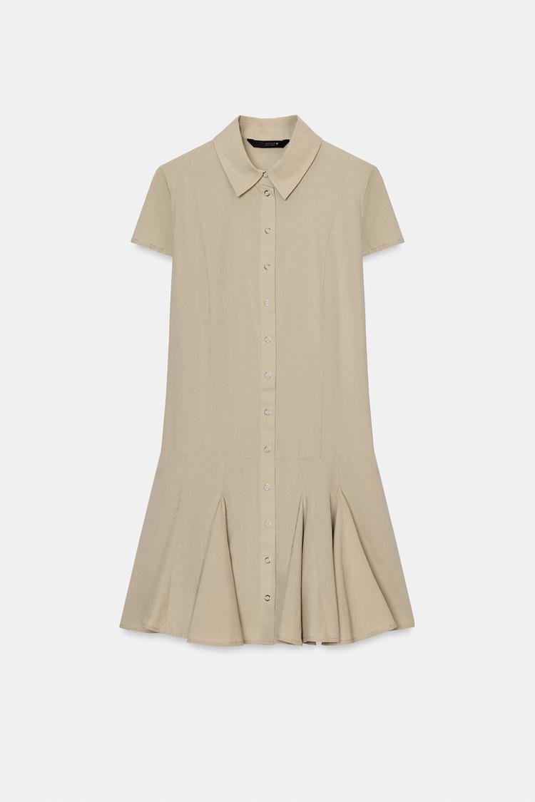 A CAROLINE Short Shirt Dress