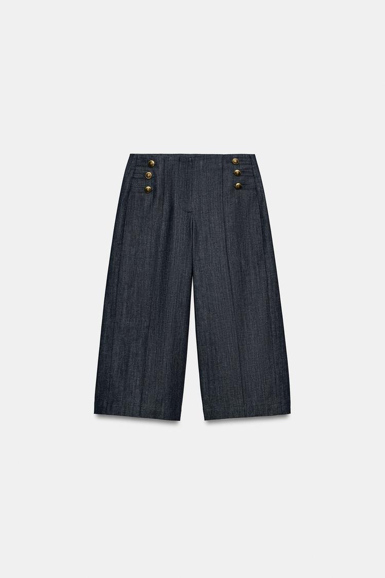 a COLETTE LONG BUTTON SHORTS