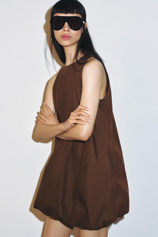 ANNIA Balloon Mini Dress