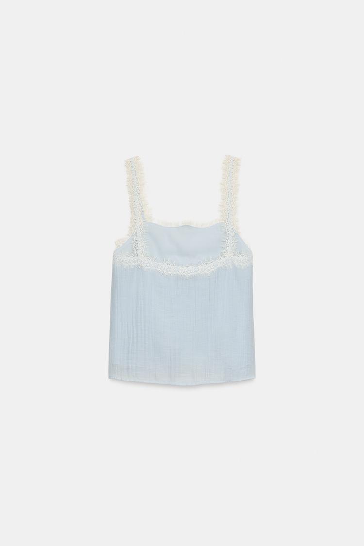 a SAINT Lace camisole top