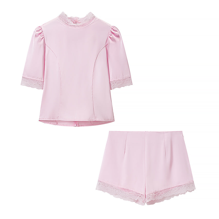 a NAIKE Satin Set