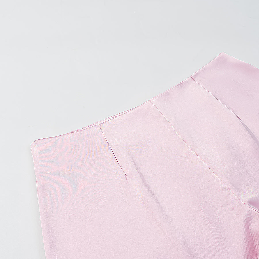 a NAIKE Satin Set