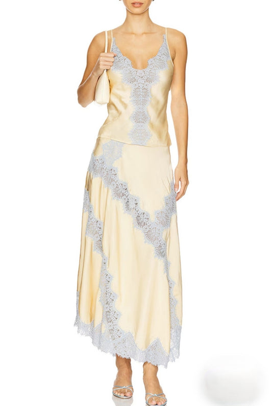 ROXANNE Lace & Satin Set