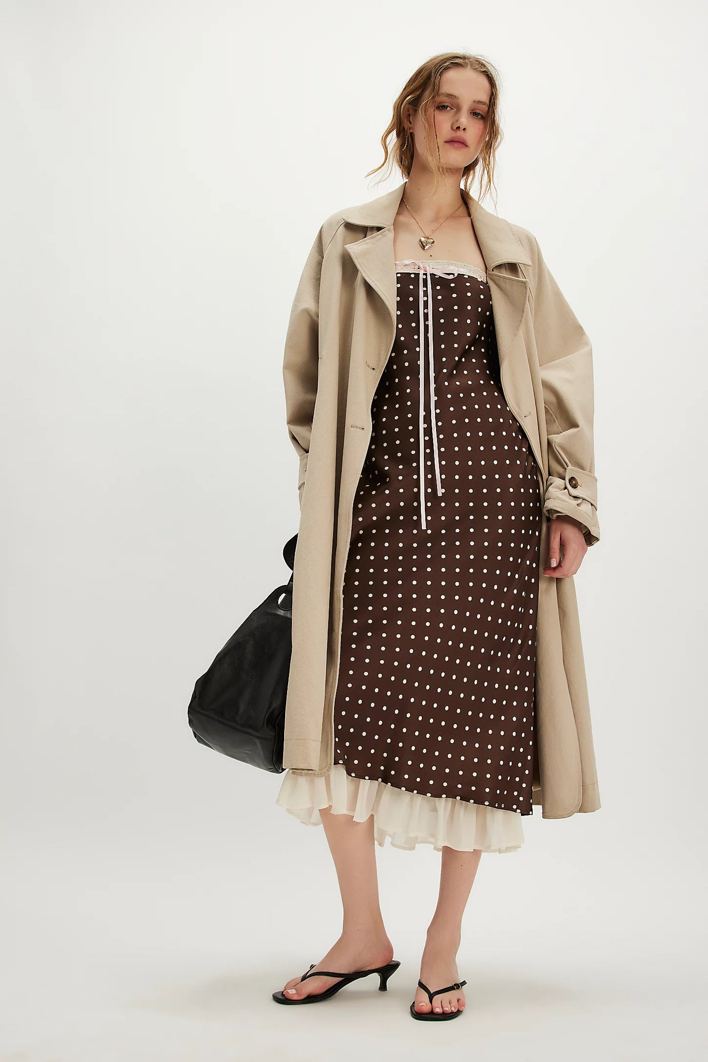 BRIGITTE Midi Dress Polka Dot