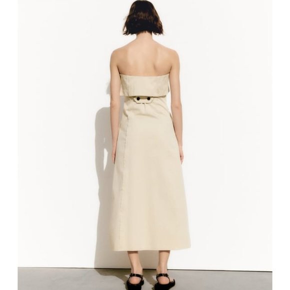 A DANIELLE Gabardina Midi Dress