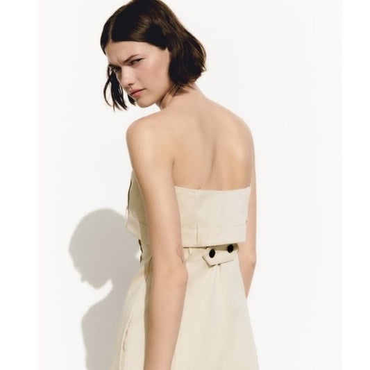 A DANIELLE Gabardina Midi Dress