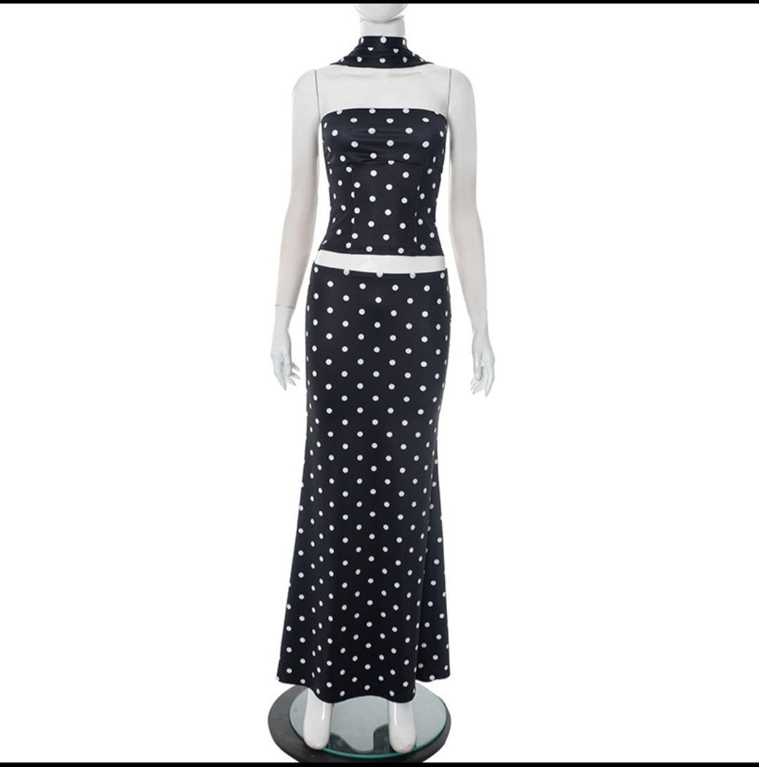 LORA Polka dot set
