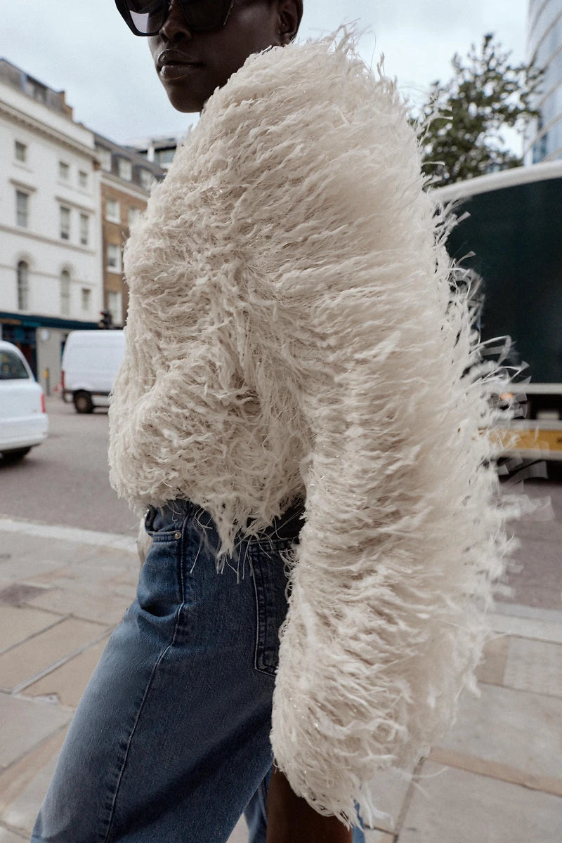 MONACO Metallic Fringe Jacket