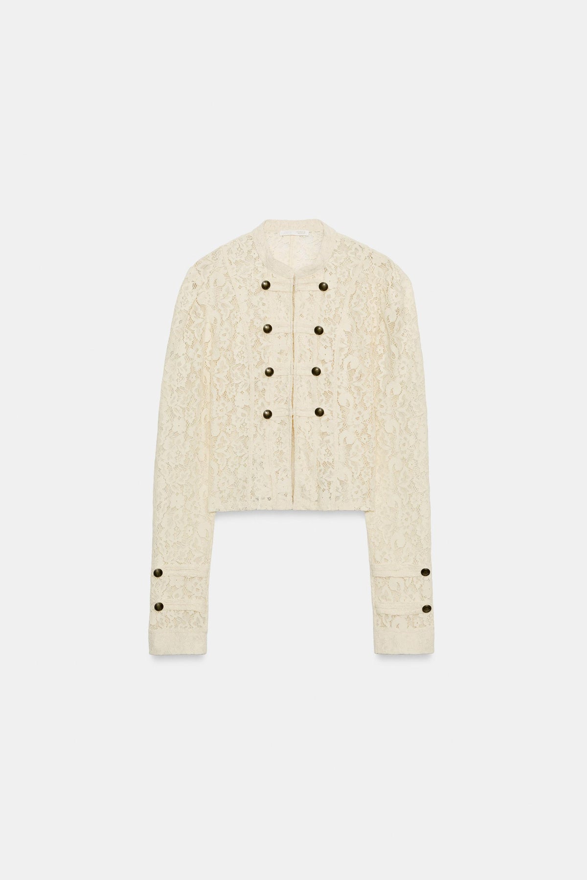 a VERSAILLES LACE FROG FASTENING JACKET