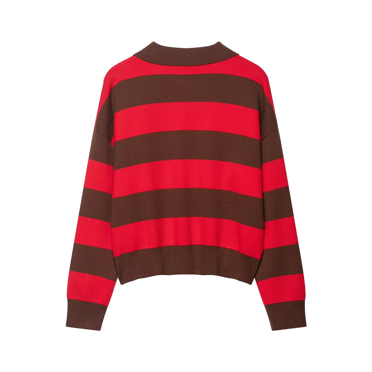 a ALLE Striped Knit Polo