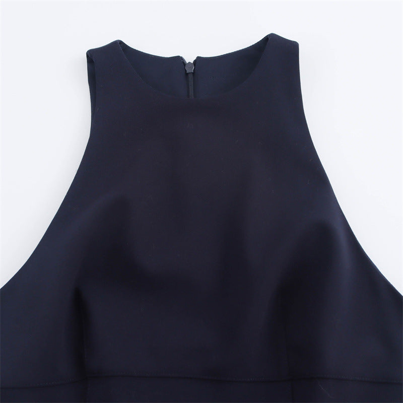 CINDY NAVY BLUE  DRESS