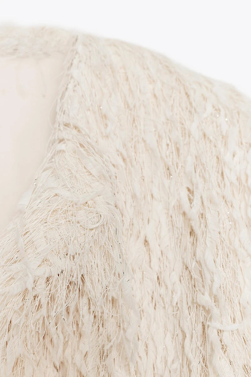 MONACO Metallic Fringe Jacket