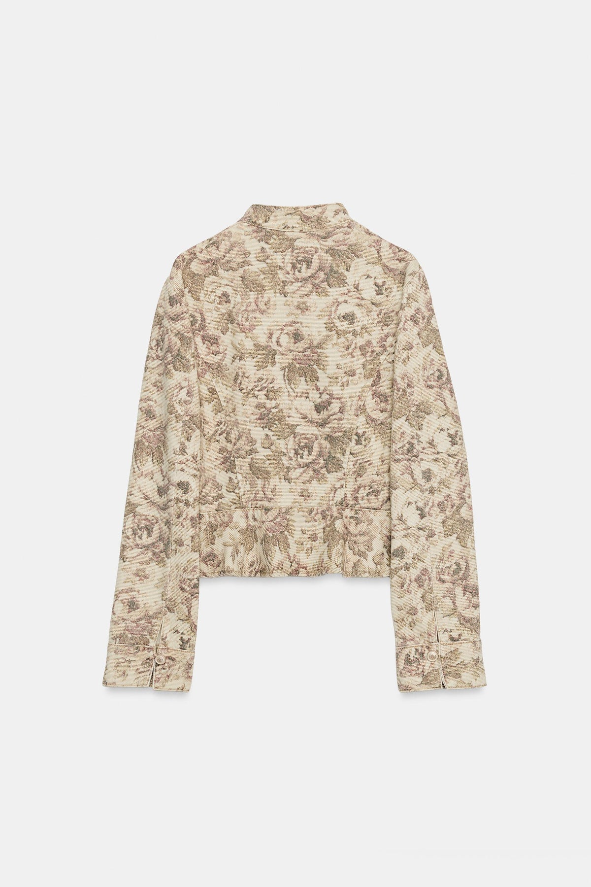 a VANIA FLORAL PRINT DENIM JACKET