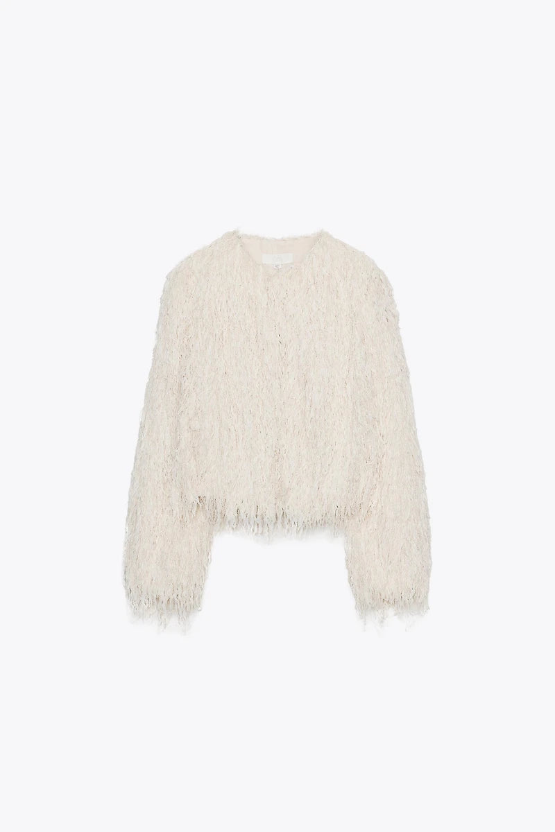 MONACO Metallic Fringe Jacket