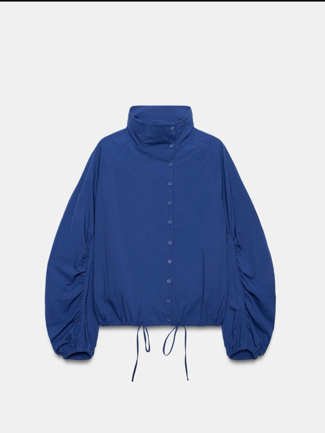 a BOMBER JACKET BLUISH