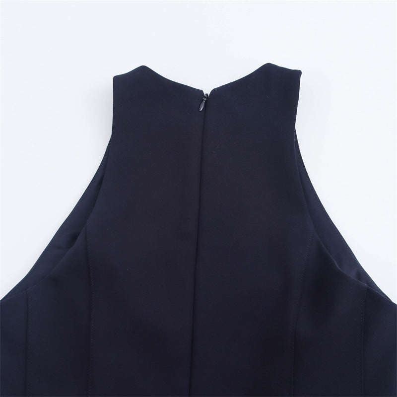 CINDY NAVY BLUE  DRESS